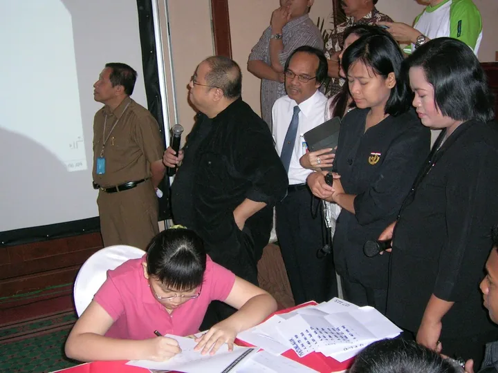 Penganugerahan rekor MURI, Semarang 2007, foto 9
