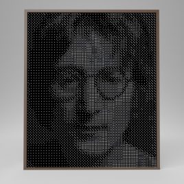 John Lennon Dice Mosaic